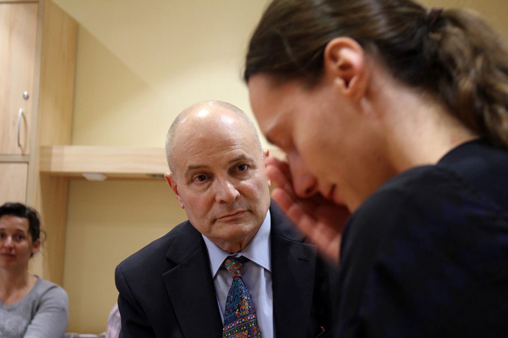 Ruben Bild's lecture on paediatric palliative to medical and nursing students annual training course organised by Plamienok